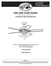 HAMPTON BAY EF200SP-48 Guía De Uso Y Mantenimiento