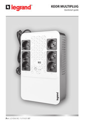 LEGRAND KEOR MULTIPLUG Guia De Inicio Rapido