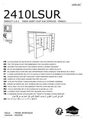 Parisot 2410LSUR Manual De Instrucciones