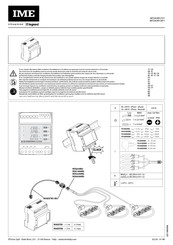 LEGRAND IME MFD4ORFCMT1 Manual De Instrucciones