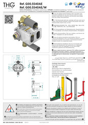 THG PARIS G00.5540AE Instrucciones De Instalación