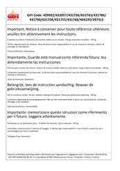 Gifi 429922 Manual Del Usuario