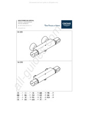 Grohe GROHTHERM 2000 SPECIAL 34 205 Manual Del Usuario