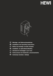 Hewi 950.06.E01 Instrucciones De Instalación Y Funcionamiento