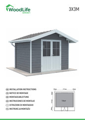 WoodLife Garden 3X3M Instrucciones De Montaje