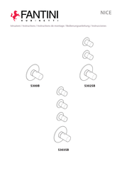 Fantini Rubinetti NICE S300B Instrucciones