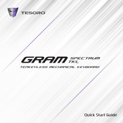 Tesoro GRAM SPECTRUM TKL Guia De Inicio Rapido