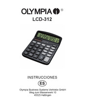 Olympia LCD-312 Instrucciones