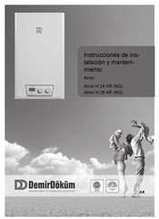 Demir Dokum Atron H 24 AR Instrucciones De Instalación Y Mantenimiento