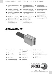 Abicor Binzel ABIMAGNET Traducción Del Manual De Instrucciones Original