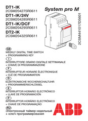 ABB DT1-IK/DCF Manual Del Usuario