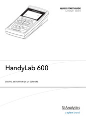 Xylem SI Analytics HandyLab 600 Manual Del Usuario