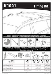 Yakima K1001 Instrucciones De Montaje