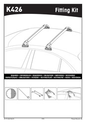 Yakima K426 Manual De Instrucciones