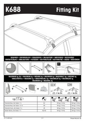 Yakima K688 Guia De Inicio Rapido