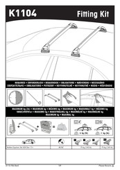 Yakima K1104 Manual De Instrucciones