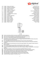 Alpina SF-1008 Manual De Instrucciones