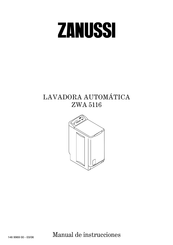 Zanussi ZWA 5116 Manual De Instrucciones