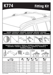 Yakima K774 Manual De Instrucciones