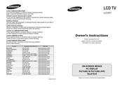 Samsung LE23R7 Instrucciones Del Propietario