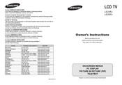 Samsung LE26R3 Instrucciones Del Propietario