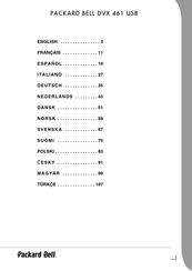 Packard Bell DVX 461 USB Guia Del Usuario