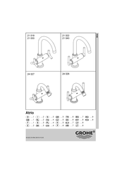 Grohe Atrio 21 043 Manual De Instrucciones