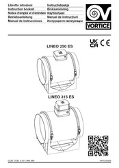 Vortice LINEO 315 ES Manual De Instrucciones