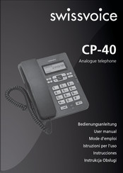 Swissvoice CP-40 Instrucciones