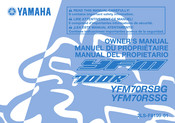 Yamaha YFM70RSSG Manual Del Propietário