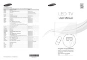 Samsung UE46D5000 Manual Del Usuario