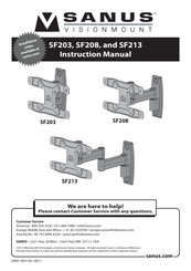 Sanus SF203 Manual De Instrucciones