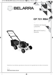 Belarra CP 721 RBA Manual De Usuario Y Garantía