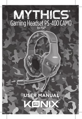 Konix Mythics PS-400 Camo Manual Del Usuario