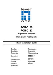 Level One POR-0120 Guía De Instalación Rápida
