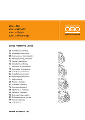 OBO Bettermann V20-3-385 Instrucciones De Instalación