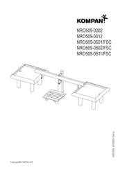 KOMPAN NRO509-0602/FSC: NRO509-0611/FSC Instrucciones De Montaje