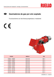 Riello GAS 8 P/M Instrucciones De Instalación, Montaje Y Funcionamiento