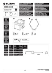 Suzuki 990D0-ALTC1-038 Instrucciones De Montaje