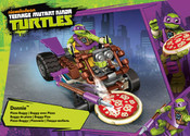 Mega Bloks Donnie Buggy de pizza Manual De Instrucciones