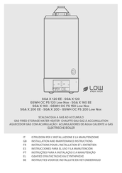 Ariston Thermo GSWH OC FS 150 Low Nox Instrucciones Para El Uso Y La Manutención