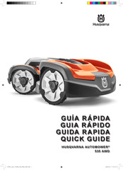Husqvarna AUTOMOWER 535 AWD Guía Rápida