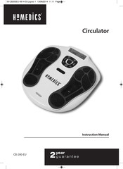 HoMedics Circulator Manual De Instrucciones