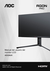 AOC AGON PRO AG324UX Manual Del Usuario