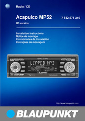 Blaupunkt 7 642 275 310 Instrucciones De Instalación