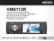 Jensen VM8113R Instrucciones De La Instalación Y Operación