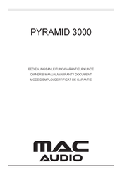 MAC Audio PYRAMID 3000 Manual Del Propietário