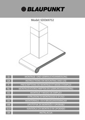 Blaupunkt 5DO69752 Montaje Y Modo De Empleo