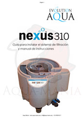 Evolution Aqua nexus 310 Guía Para Instalar