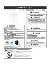 BOND MANUFACTURING 67512 Manual Del Usuario